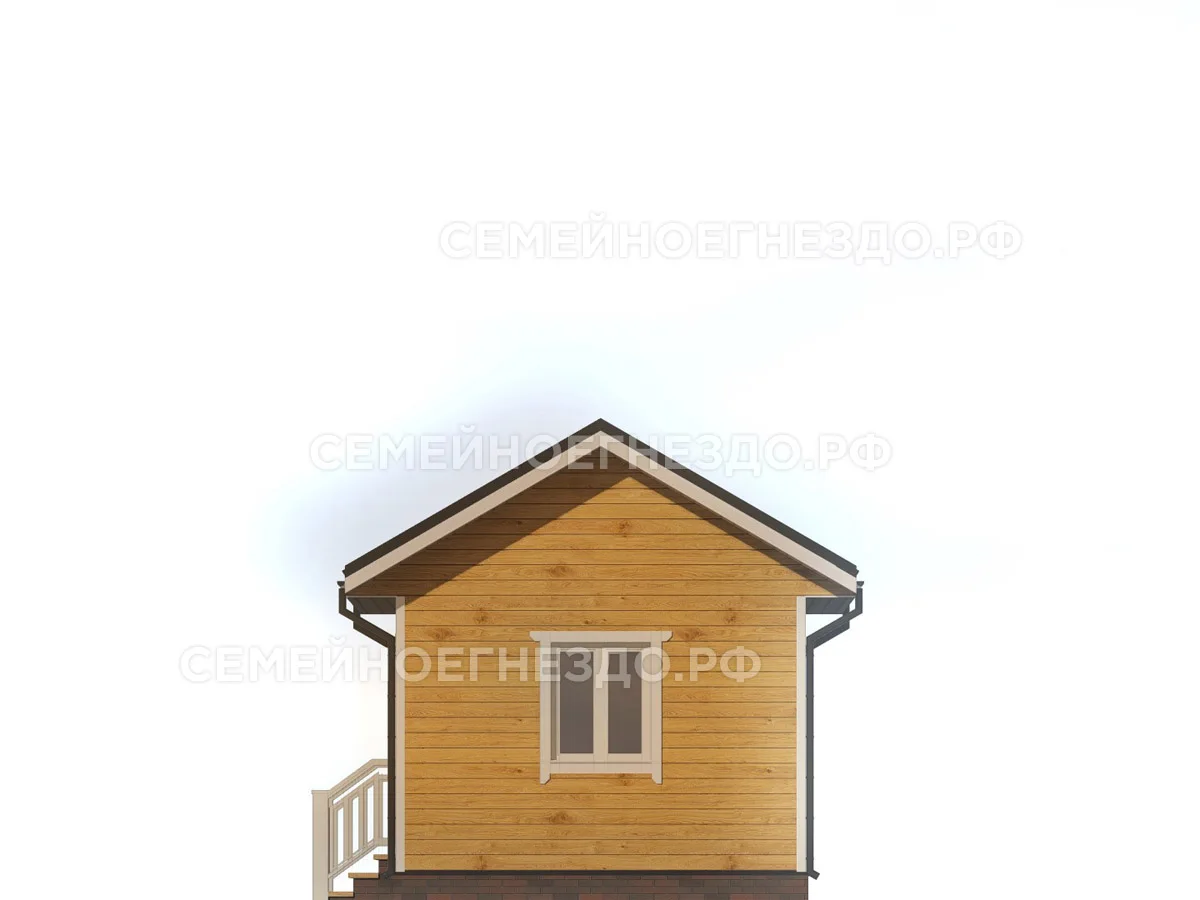 Каркасный дом № 0081 — вид 4