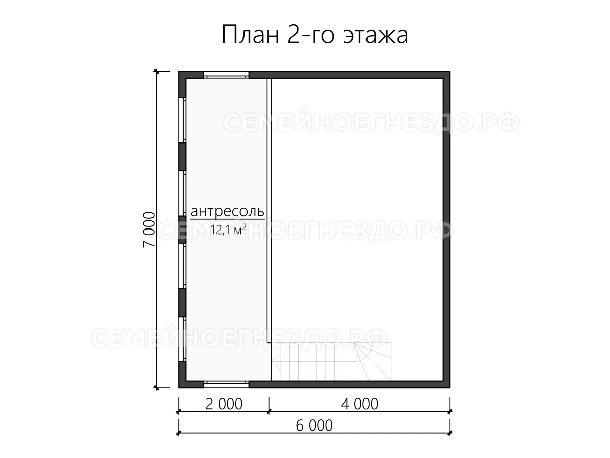Планировка Брусовой дом № 0192