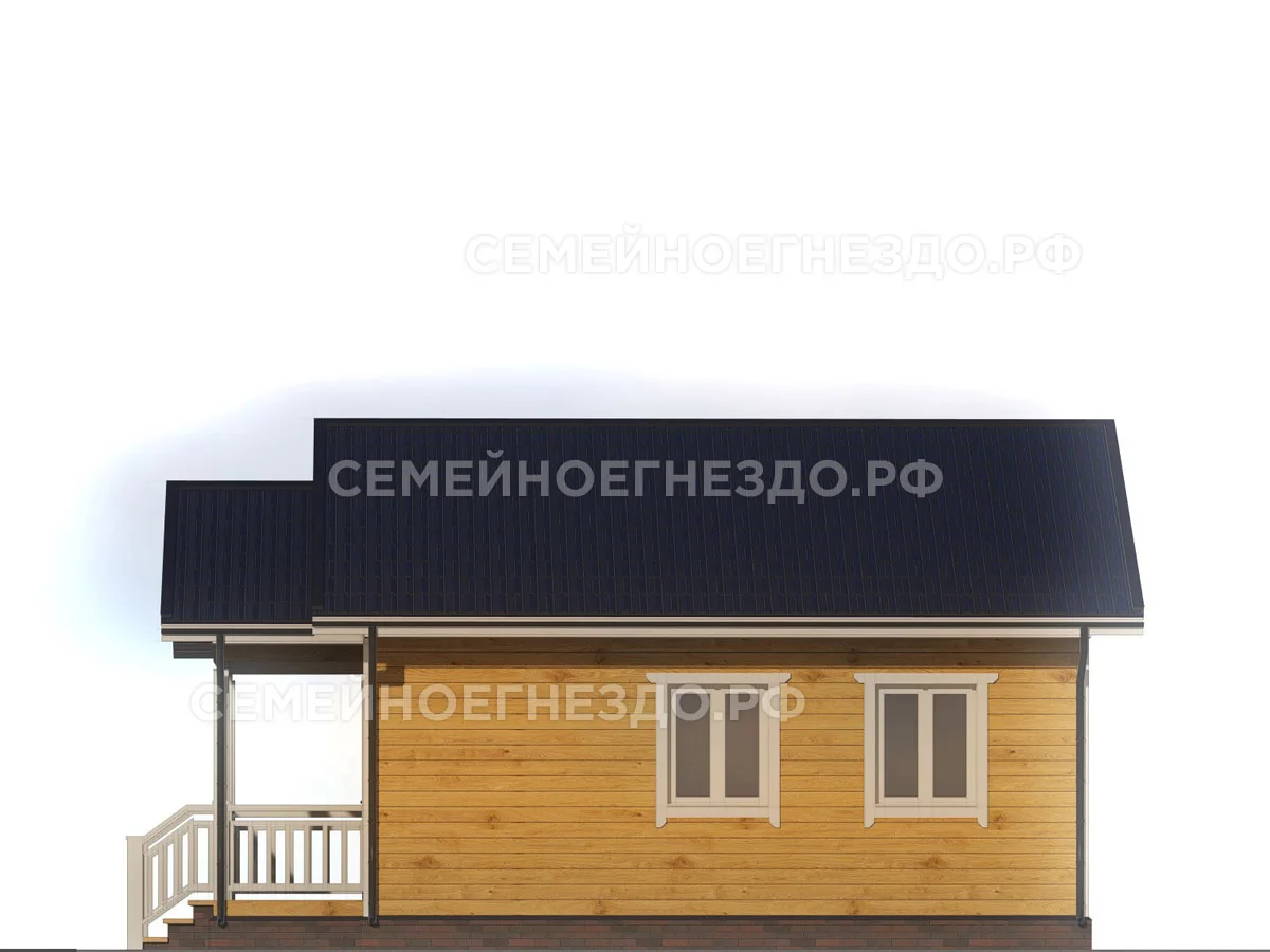 Каркасный дом № 0099 — вид 4