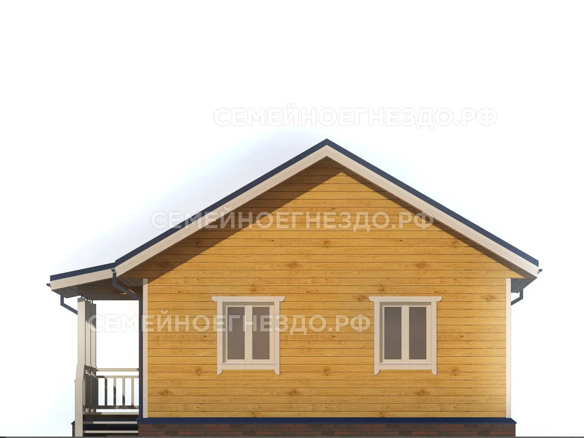 Каркасный дом № 0023 — вид 4