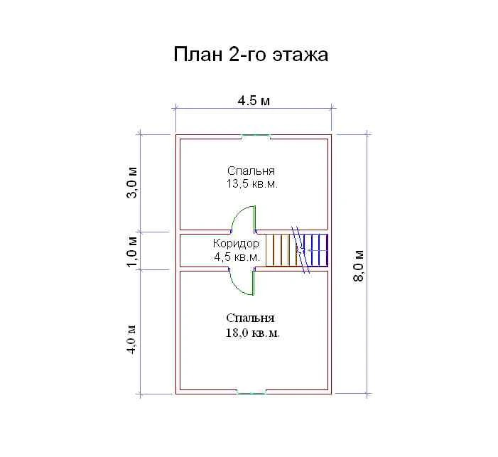 Планировка Брусовой дом №155