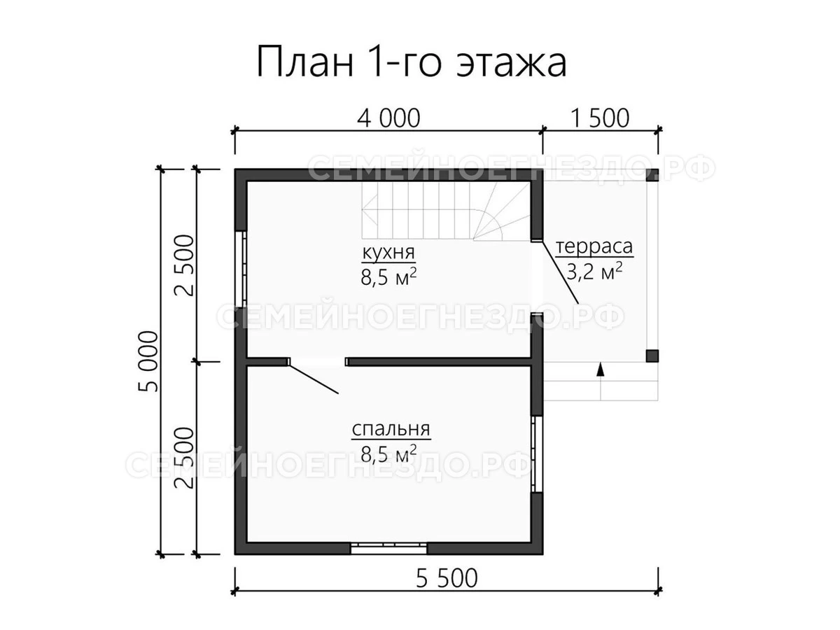 Планировка Каркасный дом № 0084