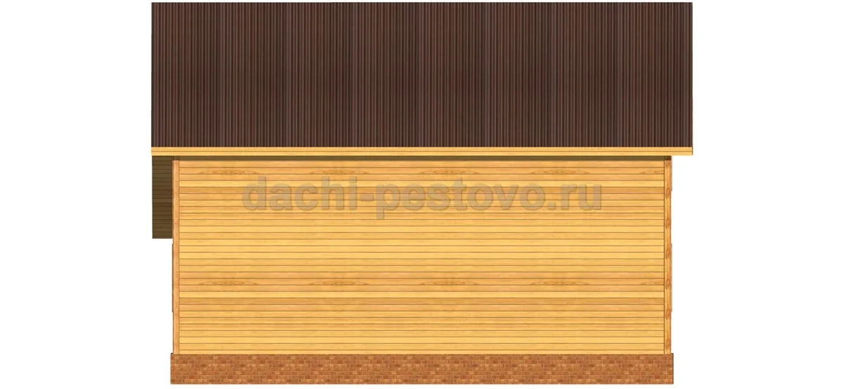 Брусовой дом №57 — вид 4