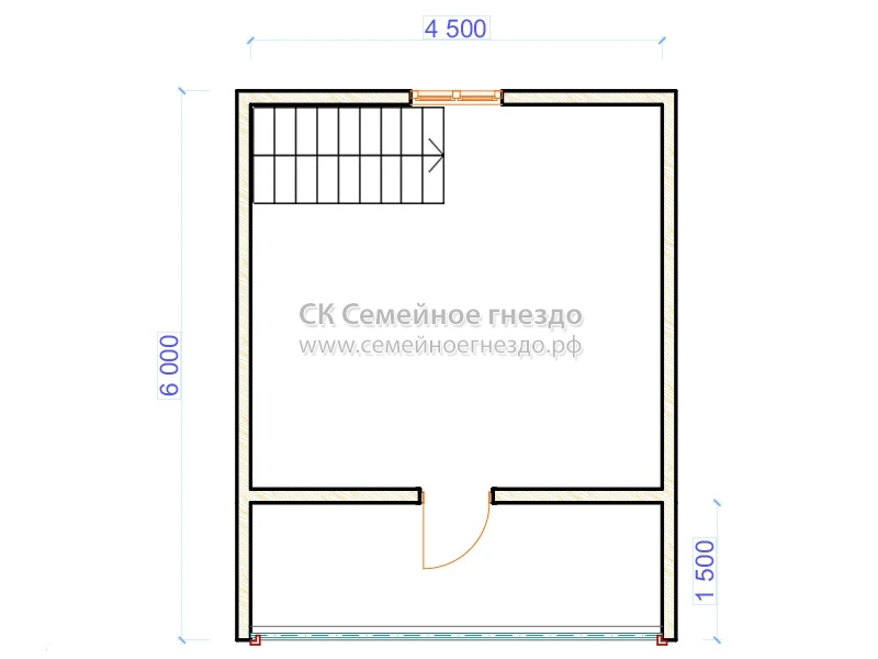 Планировка Баня из бруса №93