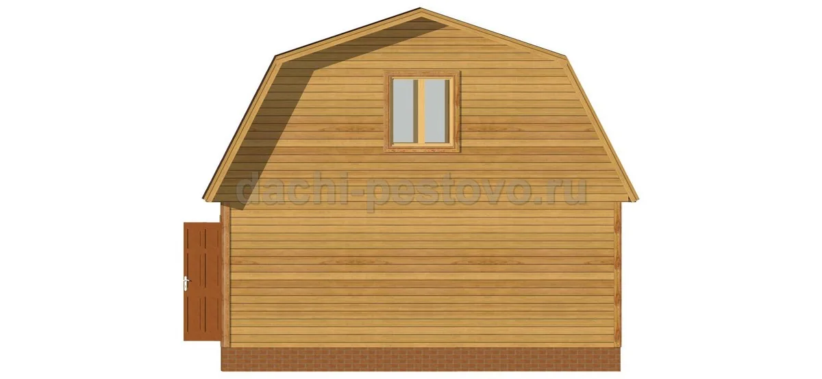 Брусовой дом №20 — вид 4