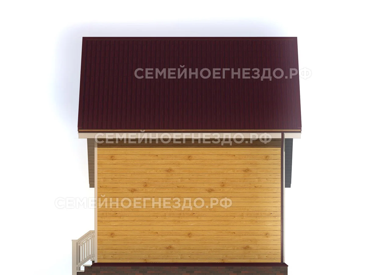 Брусовой дом № 0078 — вид 4