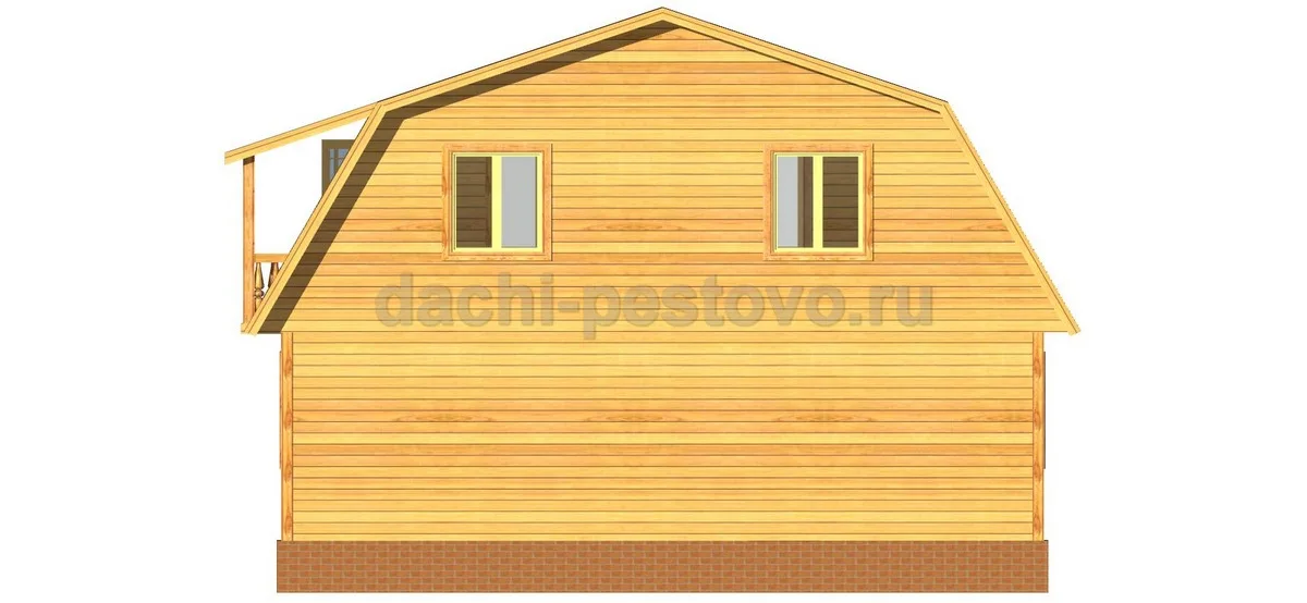 Брусовой дом №51 — вид 4