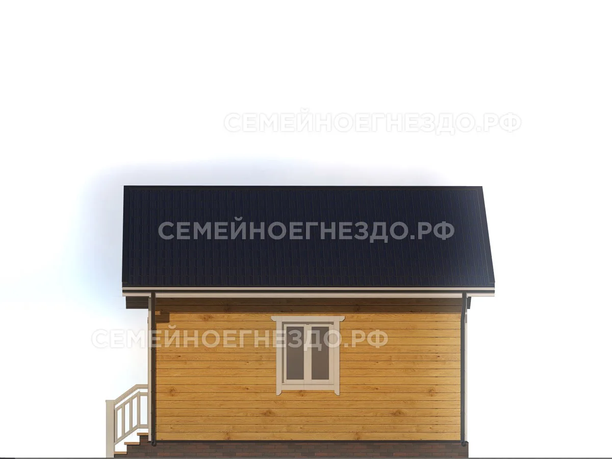Каркасный дом № 0088 — вид 4