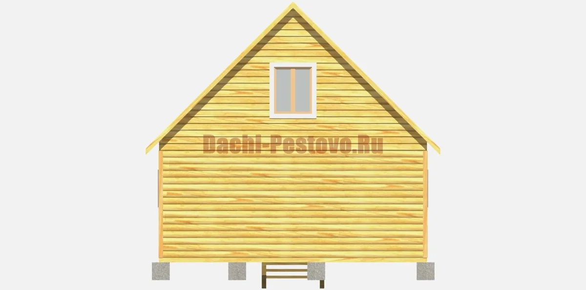 Брусовой дом №89 — вид 4