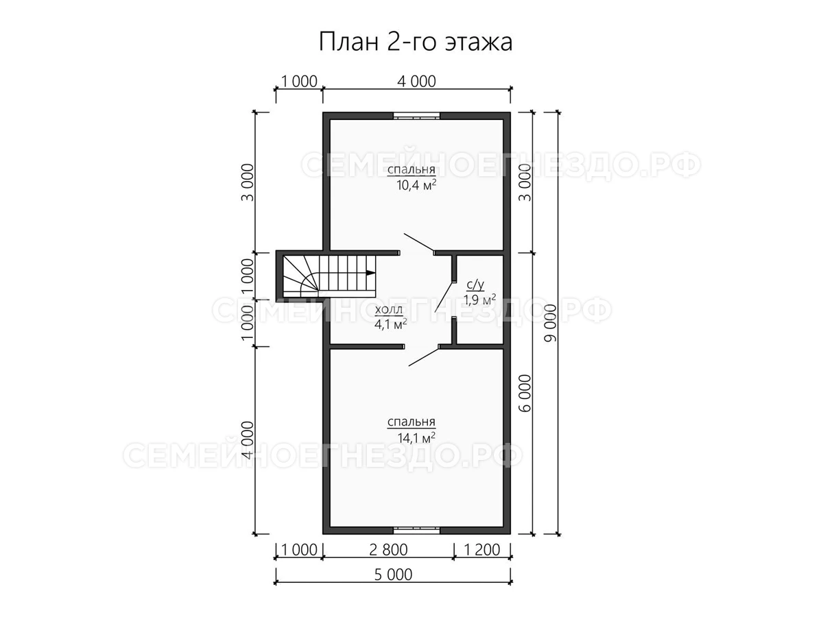 Планировка Каркасный дом № 0155
