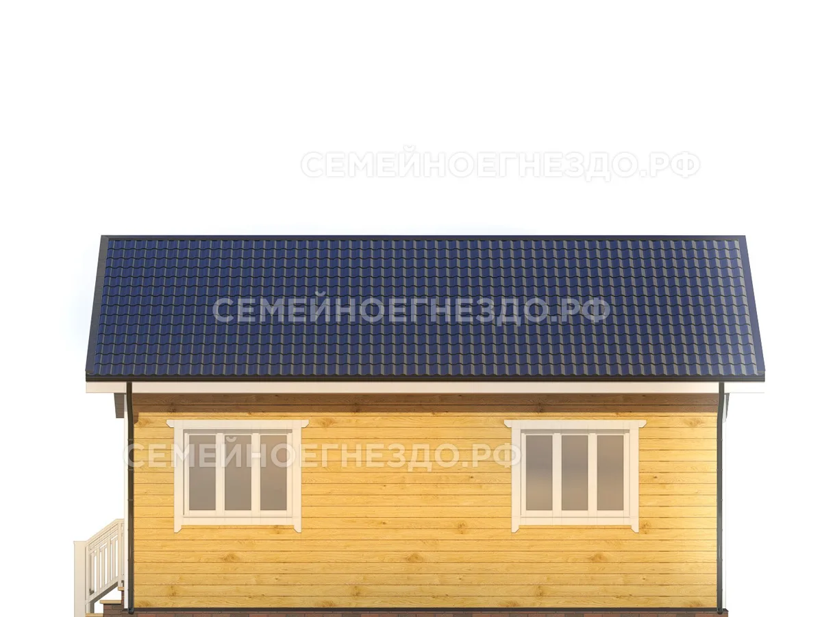 Каркасный дом № 0249 — вид 4