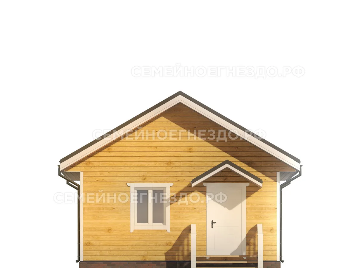 Каркасный дом № 0215 — вид 3
