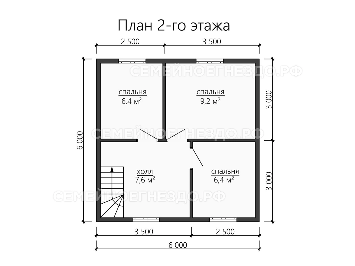 Планировка Брусовой дом № 0144