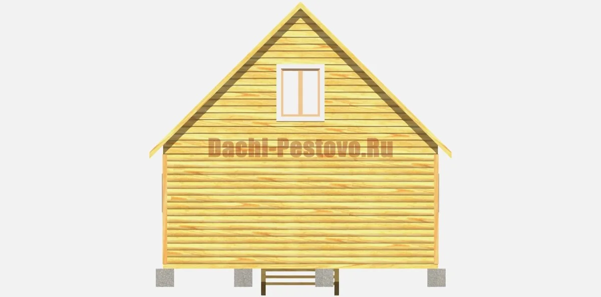 Брусовой дом №86 — вид 4