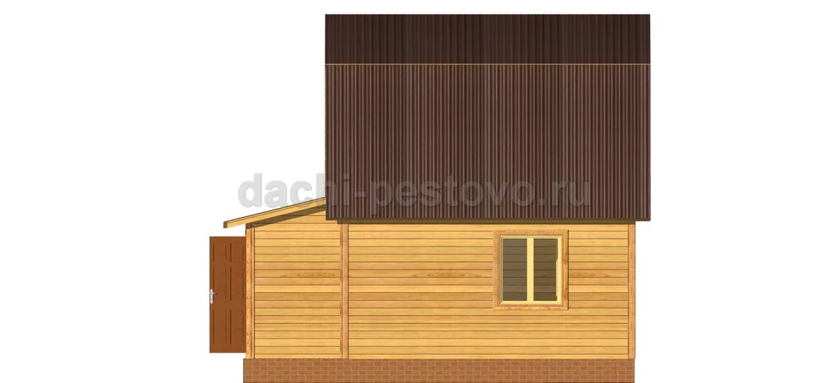 Брусовой дом №23 — вид 3