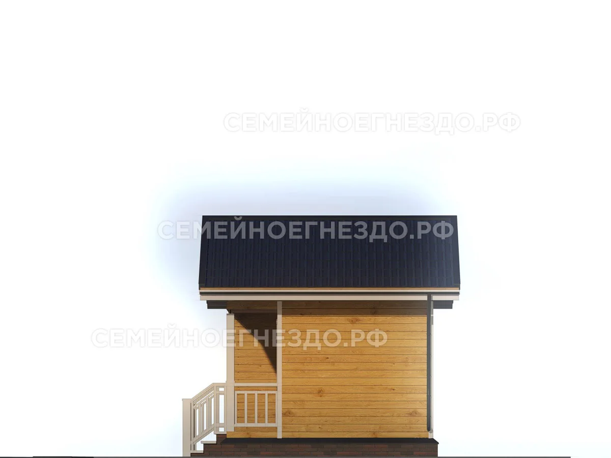 Баня из бруса №004 — вид 4