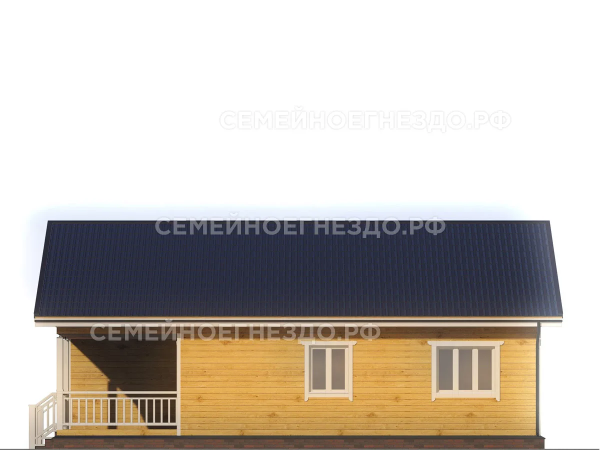 Каркасный дом № 0031 — вид 4