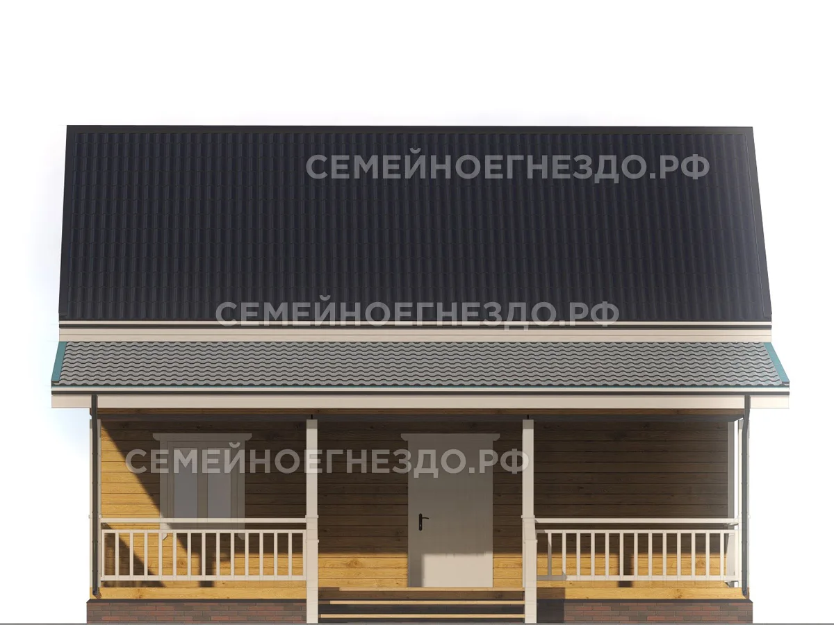 Каркасный дом № 0299 — вид 3
