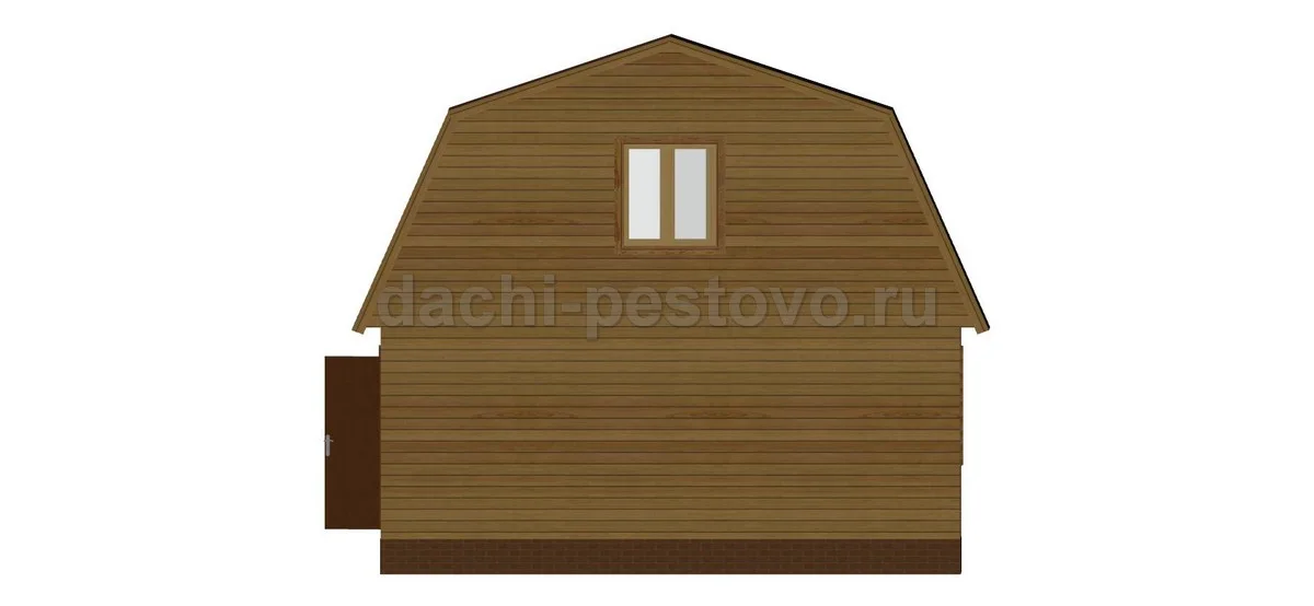 Брусовой дом №14 — вид 4