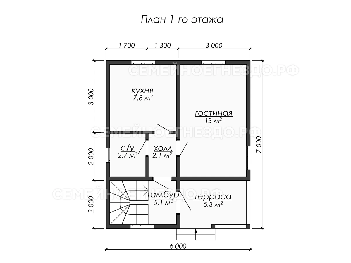 Планировка Брусовой дом № 0267