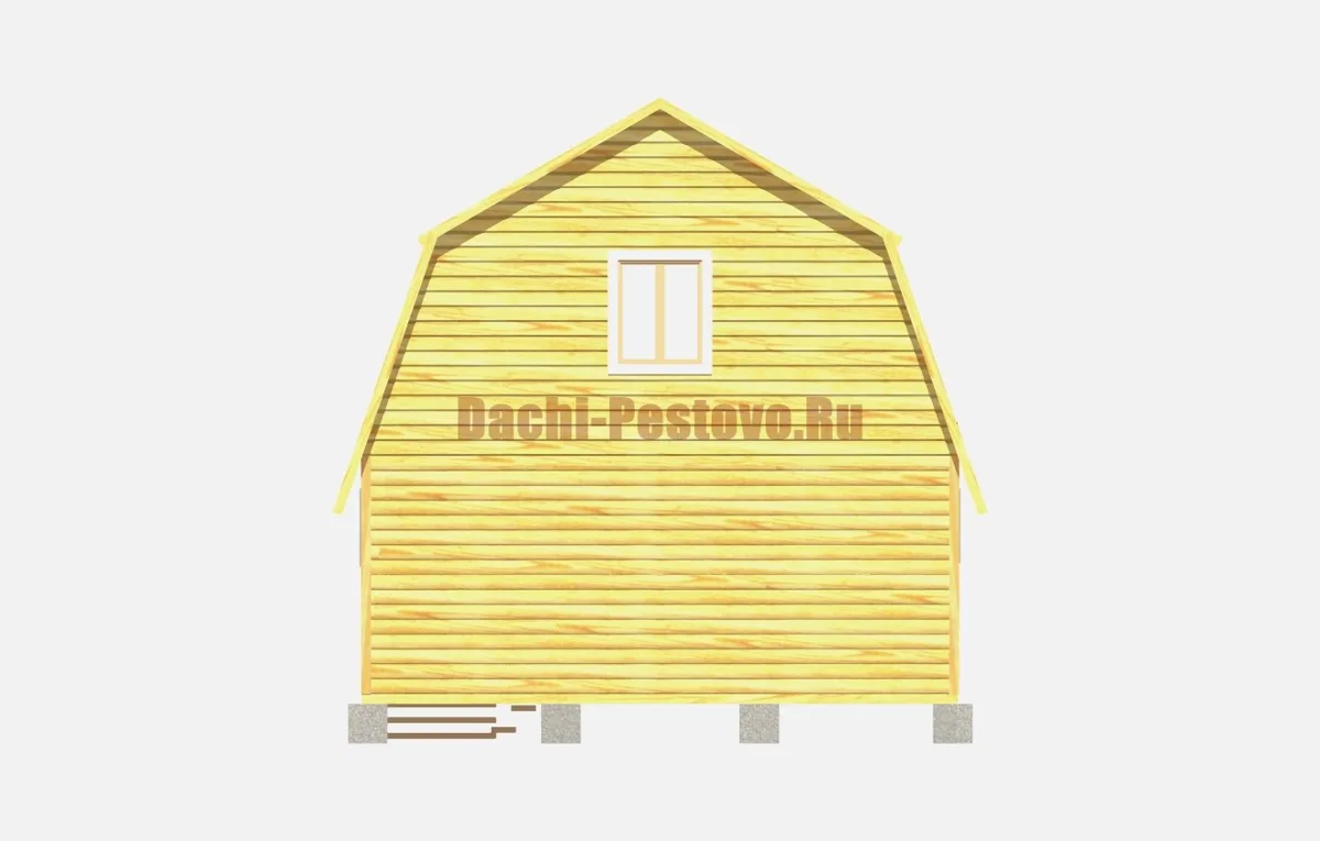 Брусовой дом №103 — вид 4