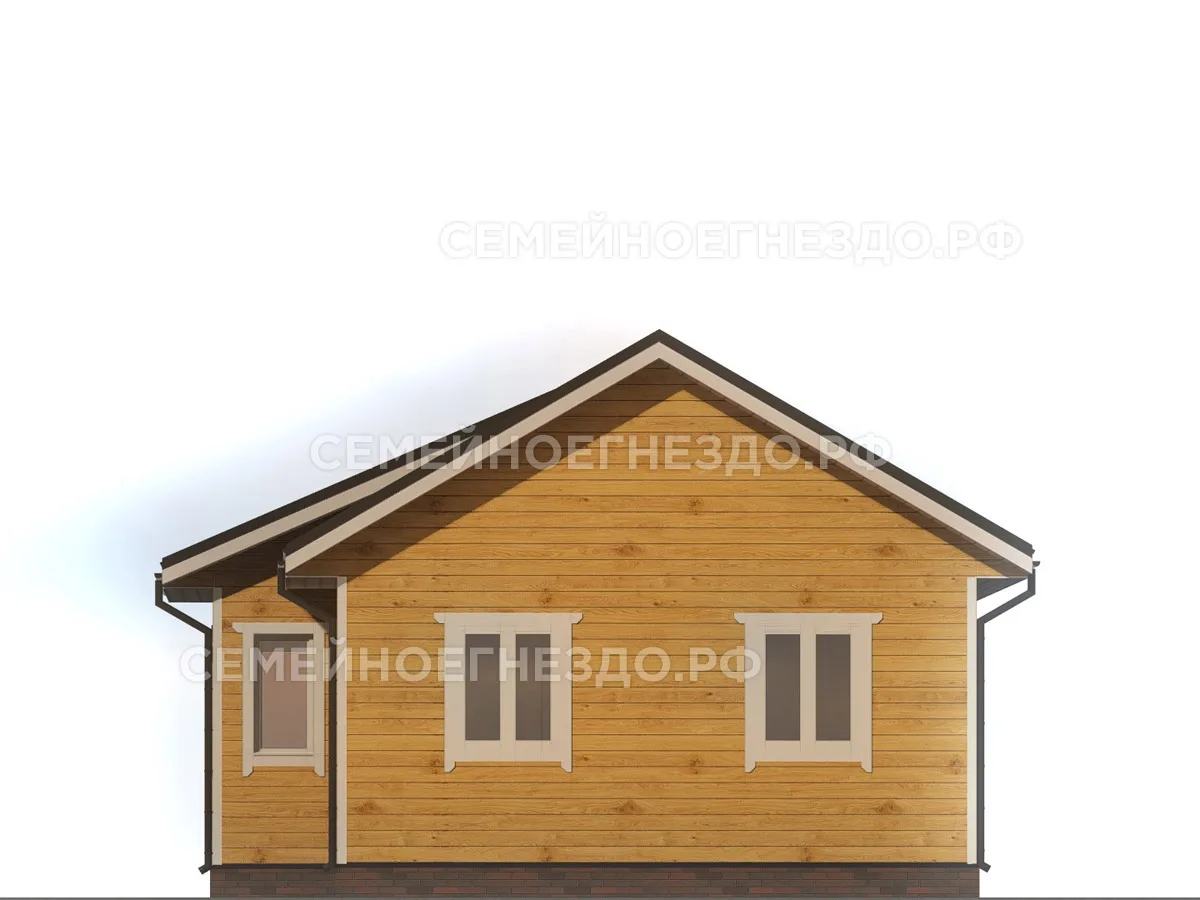 Каркасный дом № 0119 — вид 4