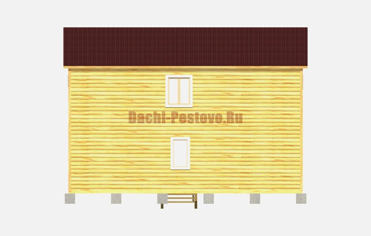 Брусовой дом №101 — вид 4