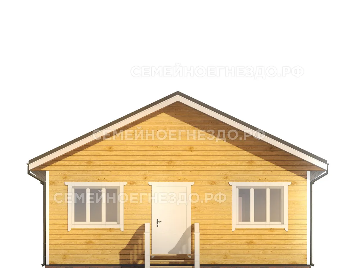Каркасный дом № 0249 — вид 3