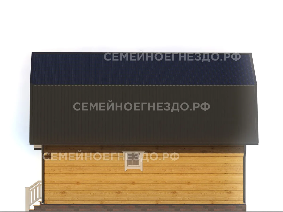Каркасный дом № 0153 — вид 4