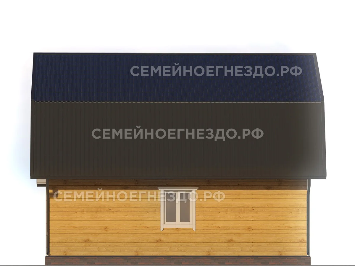 Брусовой дом № 0178 — вид 4