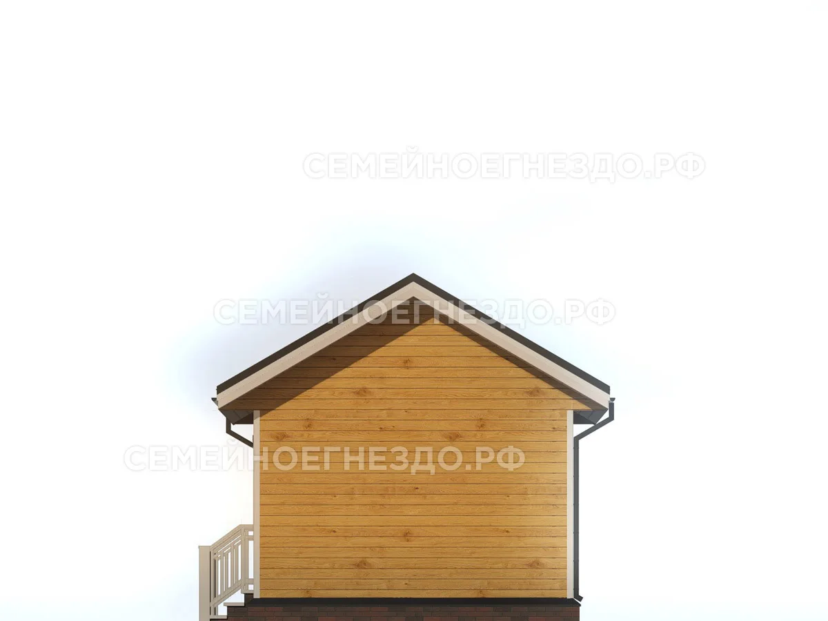 Баня из бруса №006 — вид 4