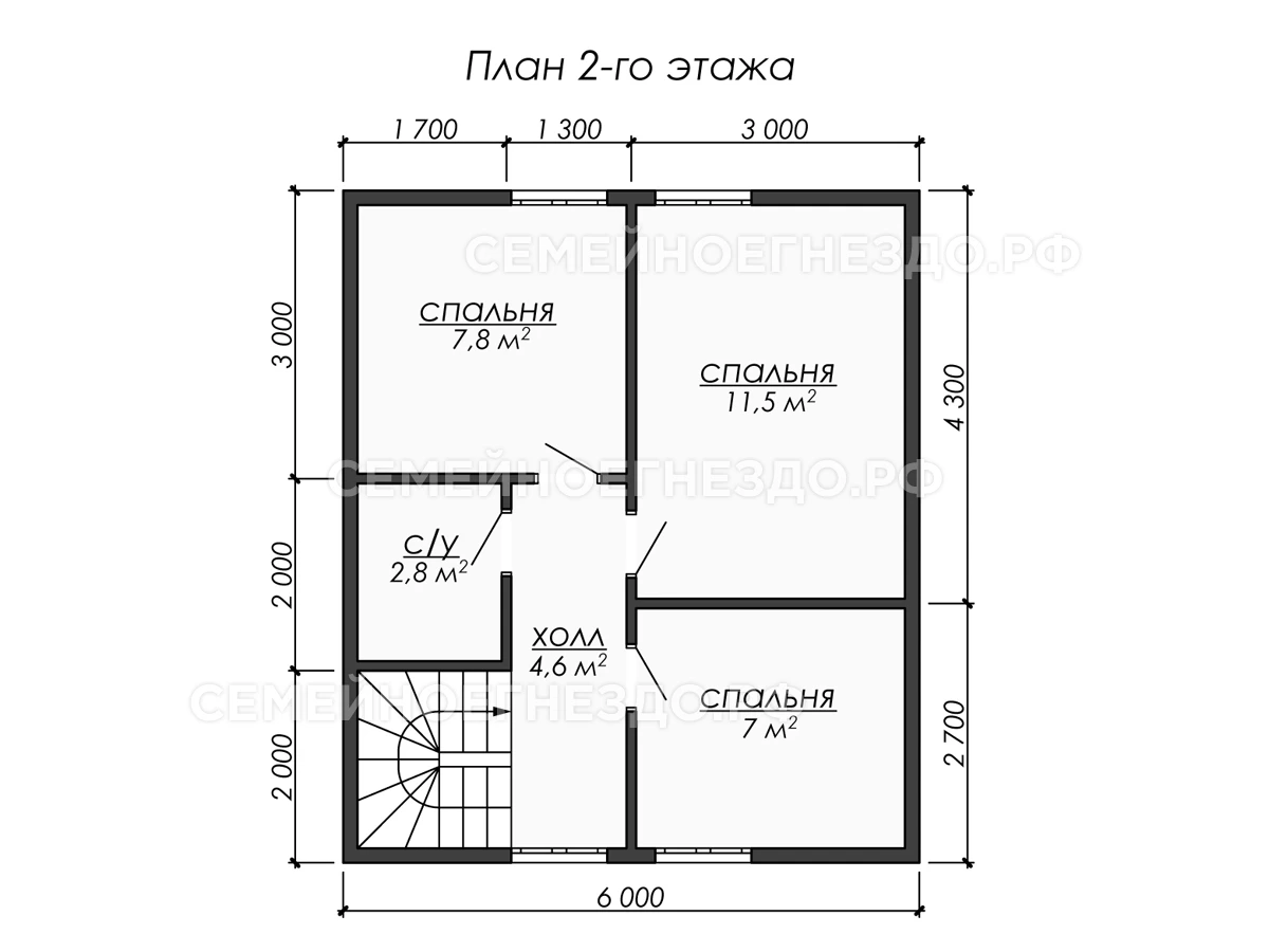 Планировка Брусовой дом № 0267