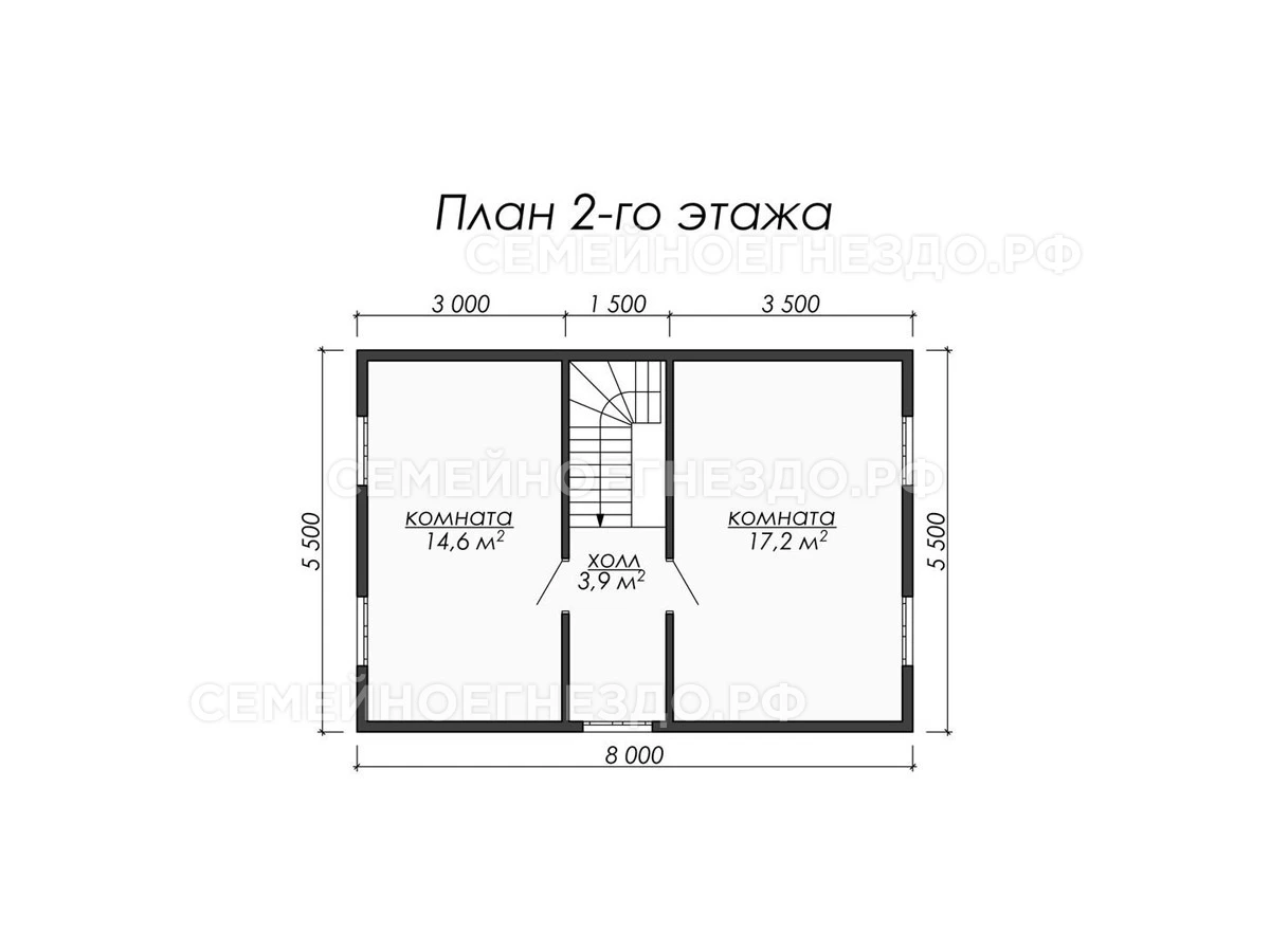 Планировка Брусовой дом № 0048