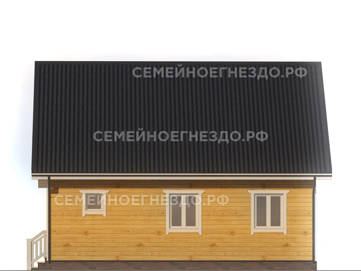 Каркасный дом № 0175 — вид 4