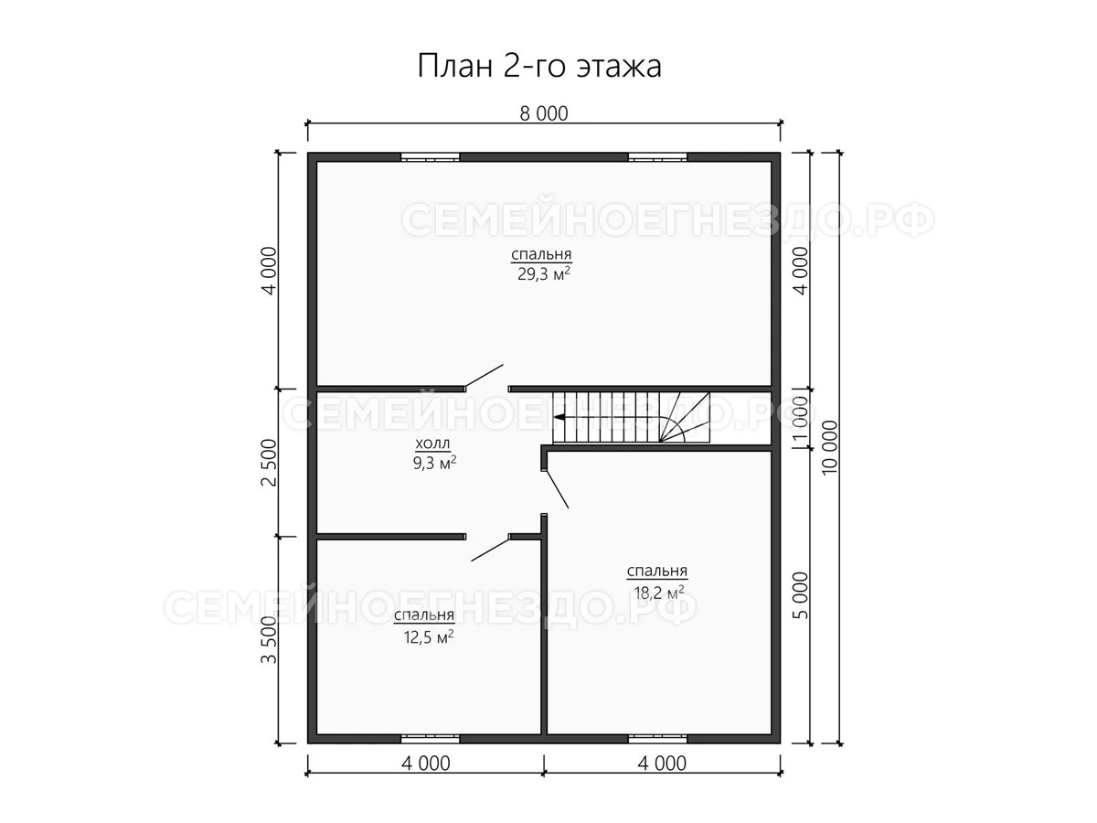 Планировка Каркасный дом № 0184