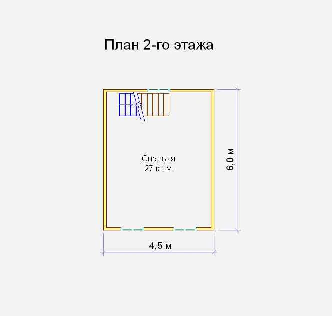 Планировка Брусовой дом №148