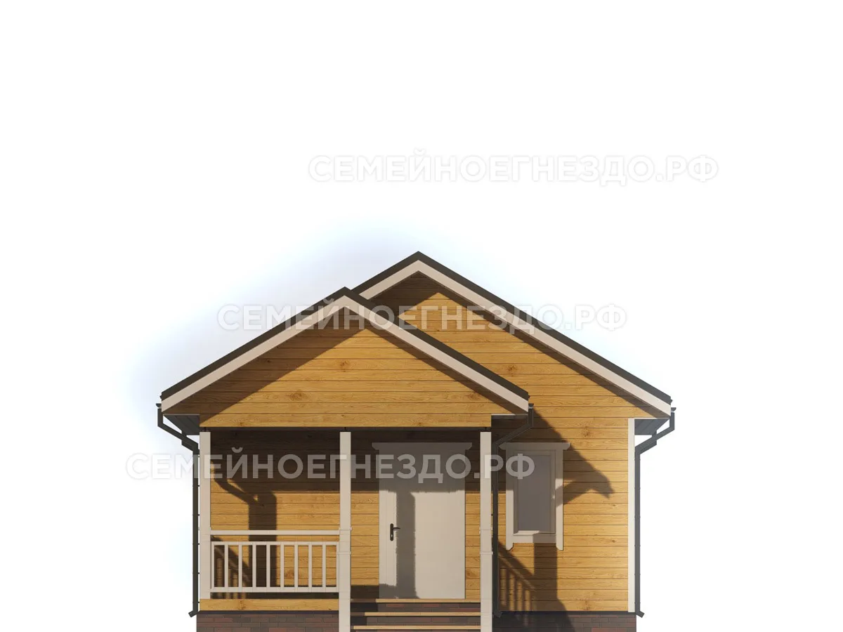 Каркасный дом № 0099 — вид 3