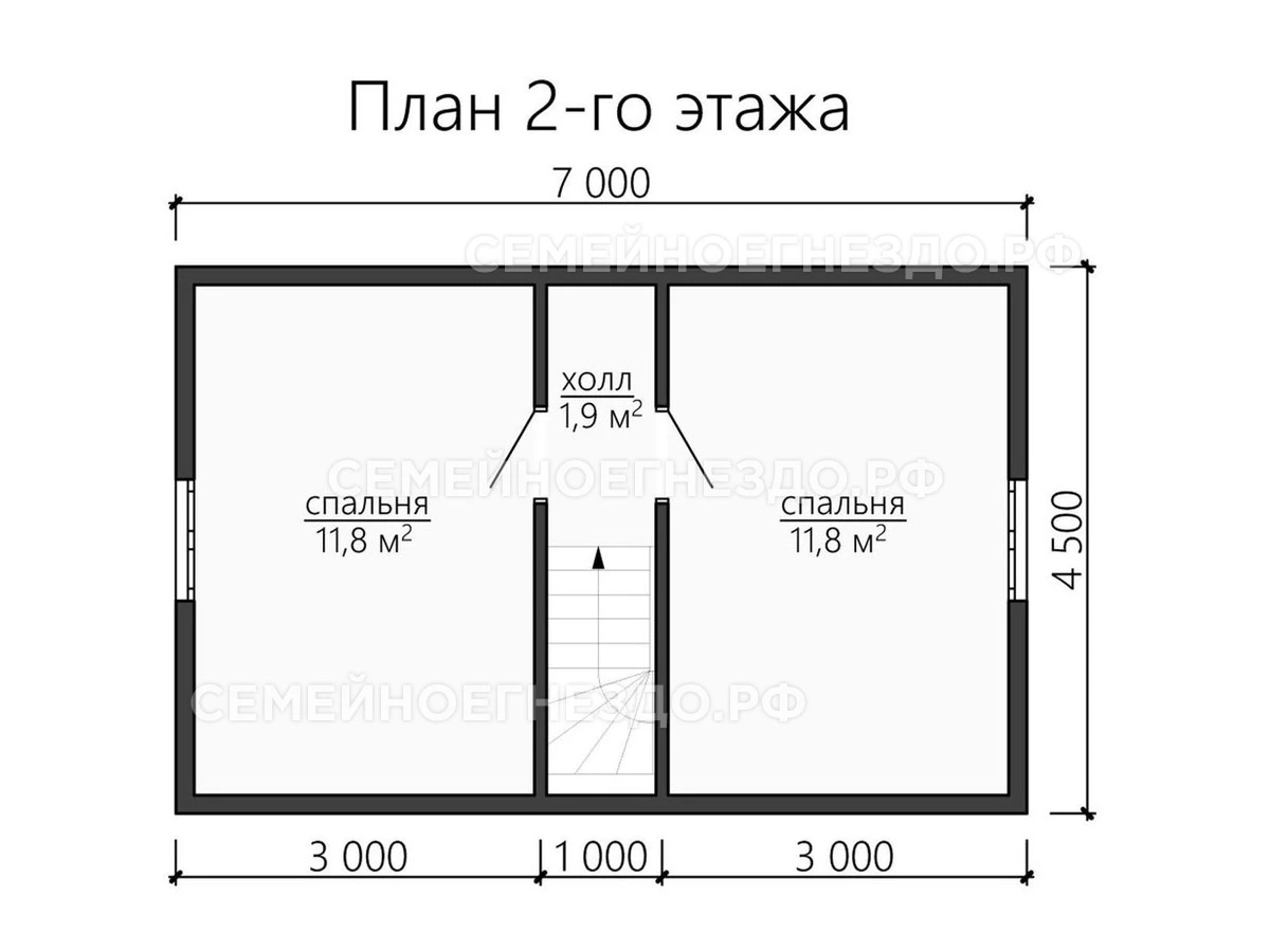 Планировка Брусовой дом № 0123