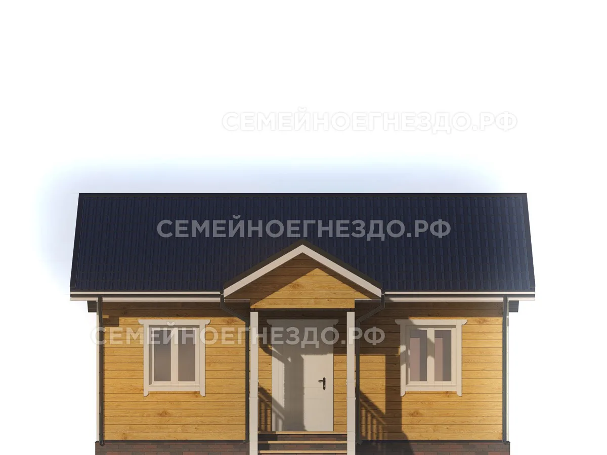Каркасный дом № 0097 — вид 3