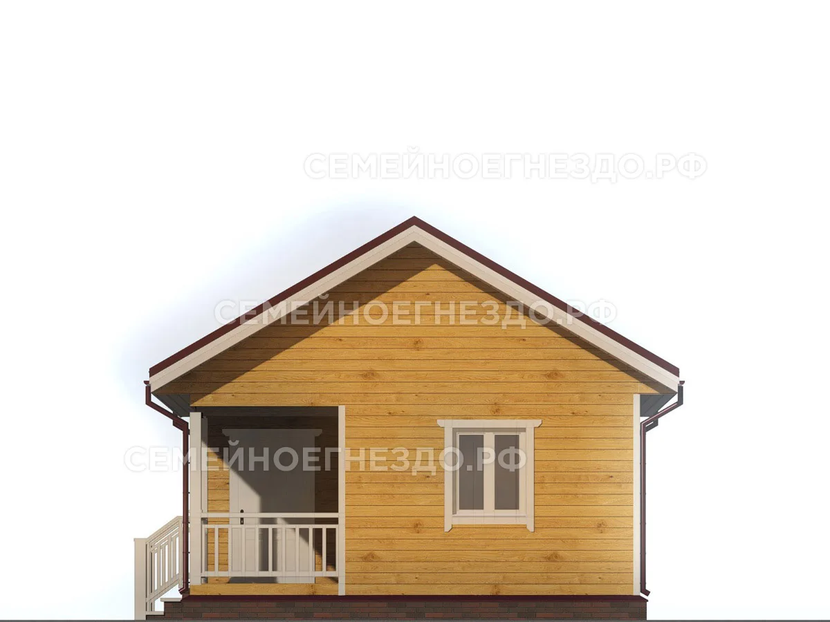 Каркасный дом № 0013 — вид 4