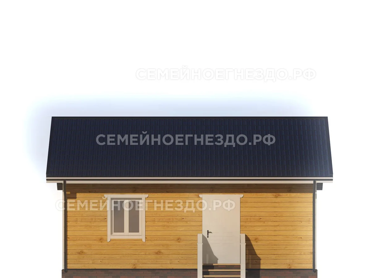 Каркасный дом № 0098 — вид 3