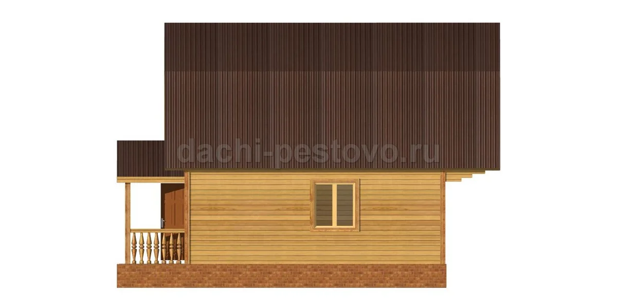 Брусовой дом №30 — вид 3